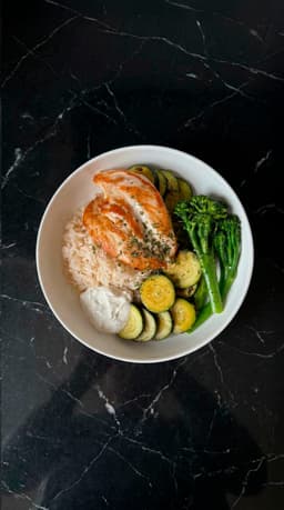Receta real del plan: pollo con arroz y calabacín