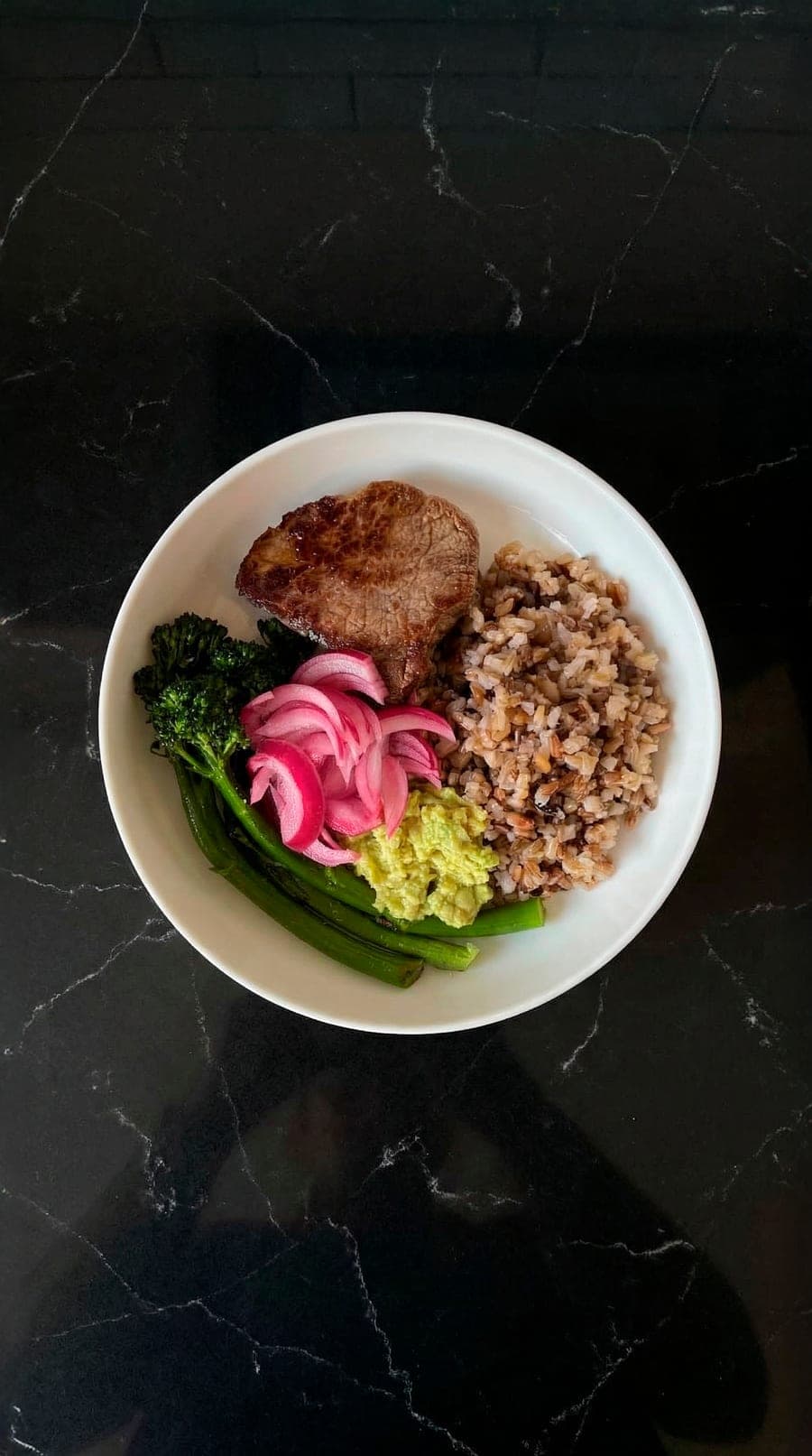 Comida del plan: ternera con arroz